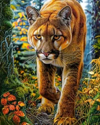 Puzzle – Mountain Lion in the Forest (1500pce)