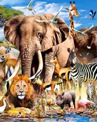 Puzzle – Savanna Animals (1500pce)