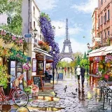 Puzzle - Flowering Paris (3000pce)