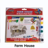 3D Wood And Paint Set - Farm House