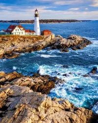 Puzzle – Sunrise Over Cape Elizabeth (500pce)