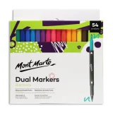 Mont Marte Dual Tip Markers 54 pce