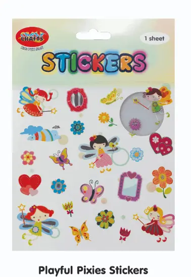 Playful Pixies Stickers