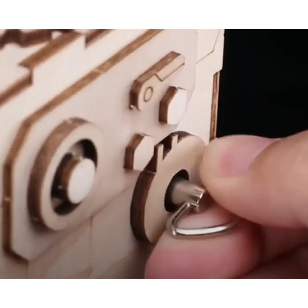 Robotime 3D Wooden Puzzle - Mechanical Steampunk Music Box video