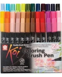Sakura Koi Colouring Brush Pen 24 Set
