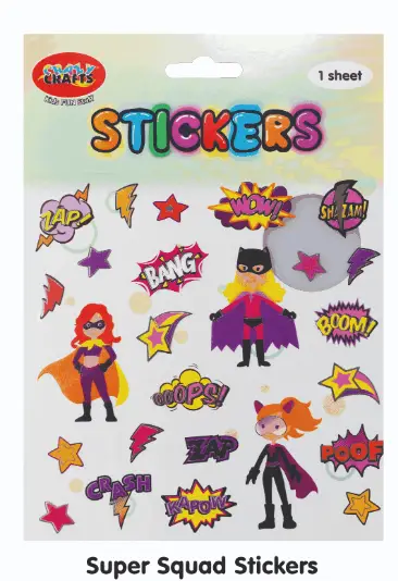 Super Squad Stickers