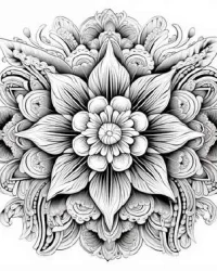 iCOLOR Colouring Board Lotus Mandala