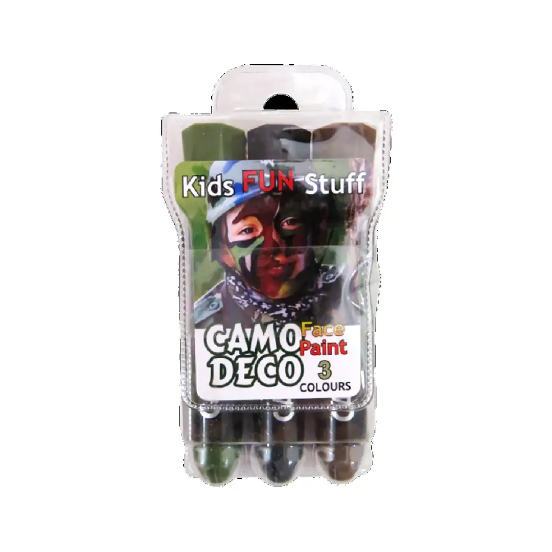 Crazy Crafts Camo Deco Face Paint Set