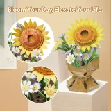 CubicFun 3D Puzzle - Sunflower Bouquet