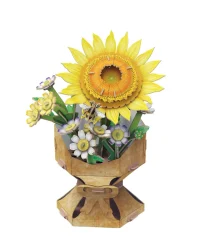 CubicFun 3D Puzzle – Sunflower Bouquet
