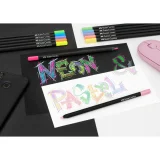 Faber-Castell Black Edition Neon & Pastel Colour Pencils 12's