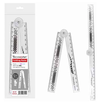 TechnoArt Folding Ruler 30cm