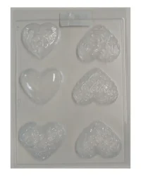 Hearts PVC – Soap Mould
