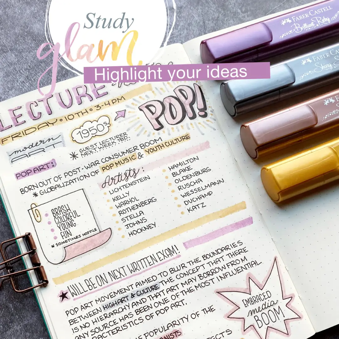 Highlighter Wallet of 4 - Metallic