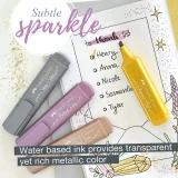 Highlighter Wallet of 4 - Metallic