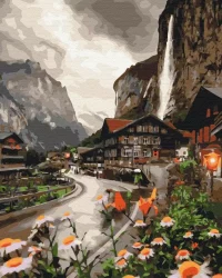 Paint by Numbers – A Town in Switzerland
