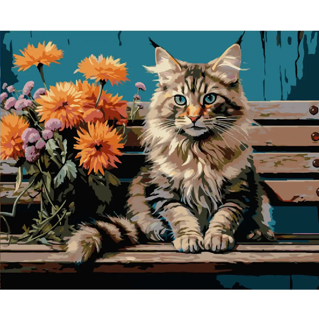 Paint by Numbers - Cat