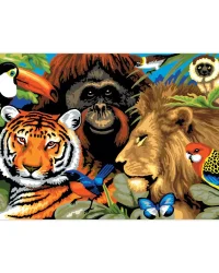 Paint by Numbers – Safari Scene