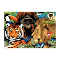 Paint by Numbers – Safari Scene