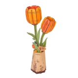 Robotime 3D Wooden Puzzle - Orange Tulip