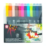 Sakura Koi Colouring Brush Pen 12 Set