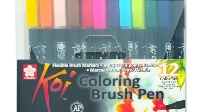 Sakura Koi Colouring Brush Pen 12 Set