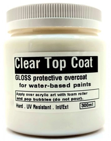 Clear Top Coat Varnish 350ml gloss