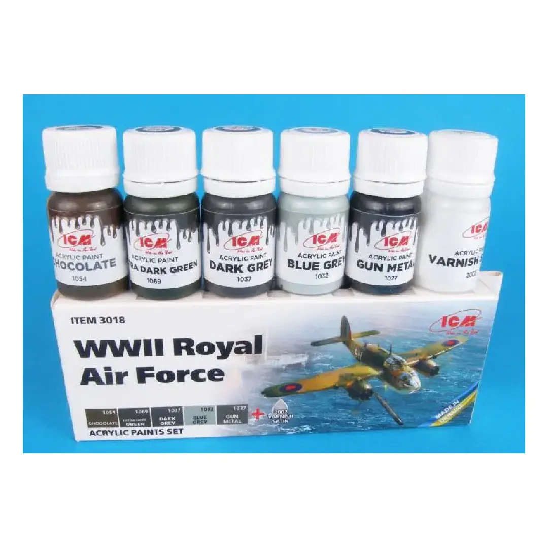 WWII Royal Air Force Acrylic Paint Set
