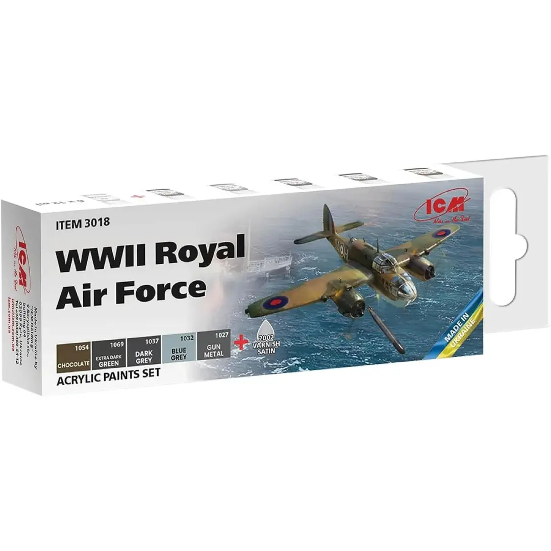 WWII Royal Air Force Acrylic Paint Set
