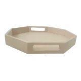 Wooden Tray Octagonal Small