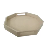 Wooden Tray Octagonal Small