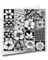 iCOLOR Colouring Gift Card Botanical Zen