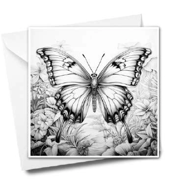 iCOLOR Colouring Gift Card Fluttering Oasis