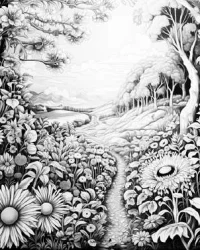 iCOLOR Colouring Board Meadow Oasis