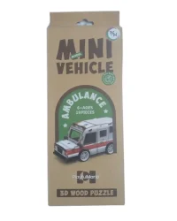 3D Wood Puzzle Kit – Ambulance