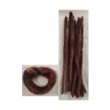 Chenille Sticks - 12mm Brown