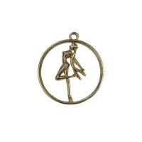 Fairy Open Pendant – Gold