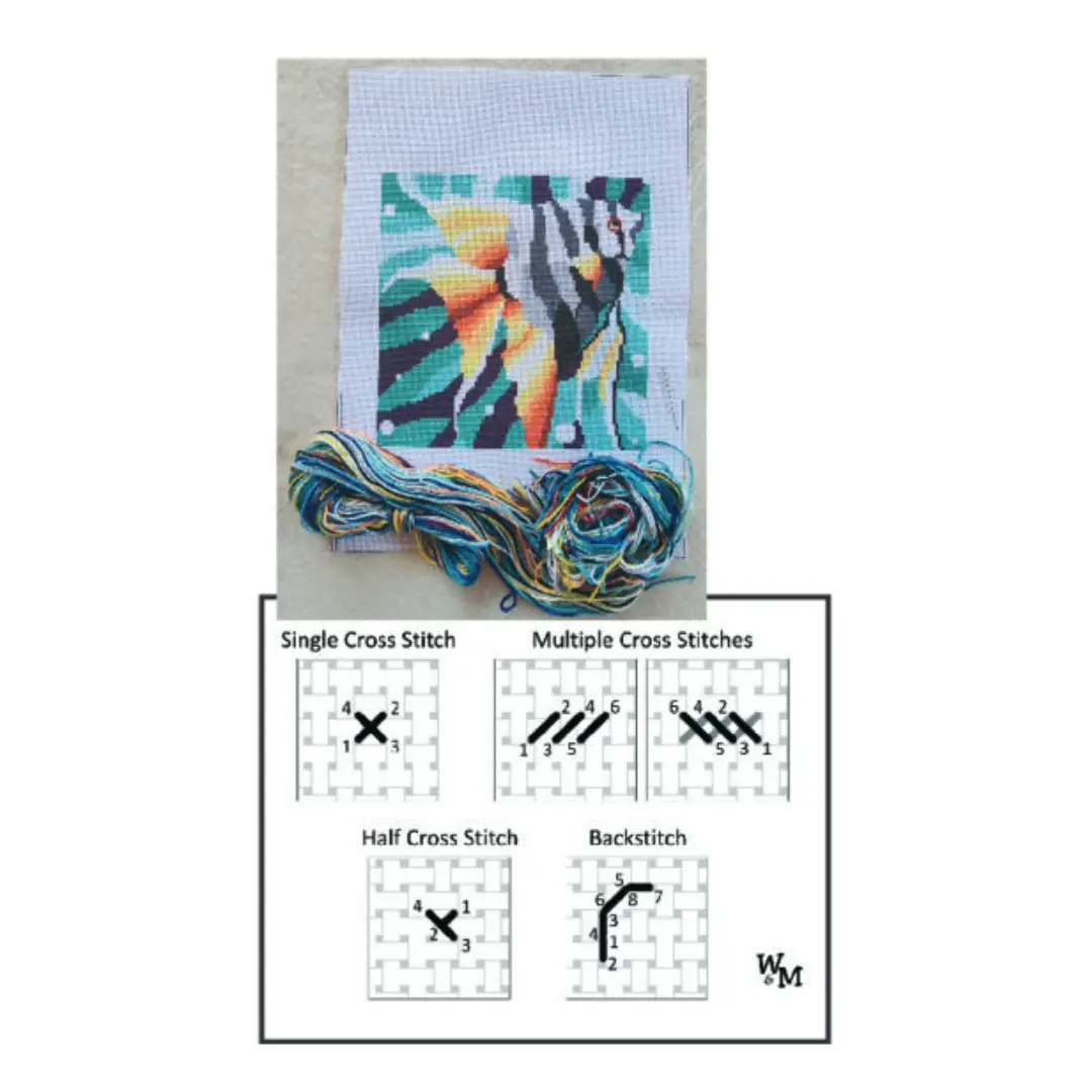 Fish Cross Stitch Kit - W&M