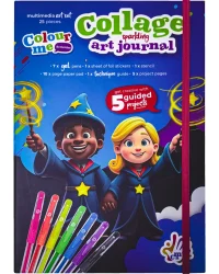 Mulitmedia Collage Art Journal – Sparkling