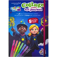 Mulitmedia Collage Art Journal – Sparkling