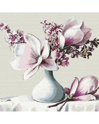 Paint by Numbers – Bouquet of Magnolias