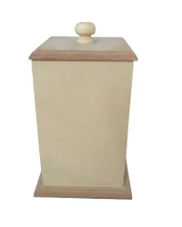 Wooden Canister with Lid – Medium