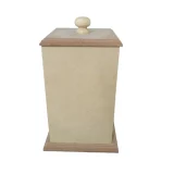 Wooden Canister with Lid - Medium
