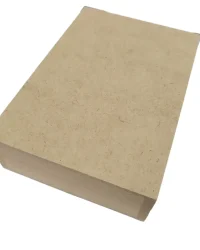 Wooden Hinged Card Box with 2 Divisions