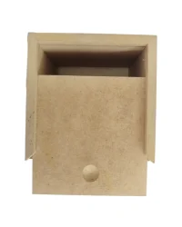 Wooden Money Box Cube