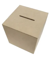 Wooden Money Box Cube