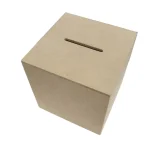 Wooden Money Box Cube