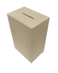 Wooden Money Box Tall