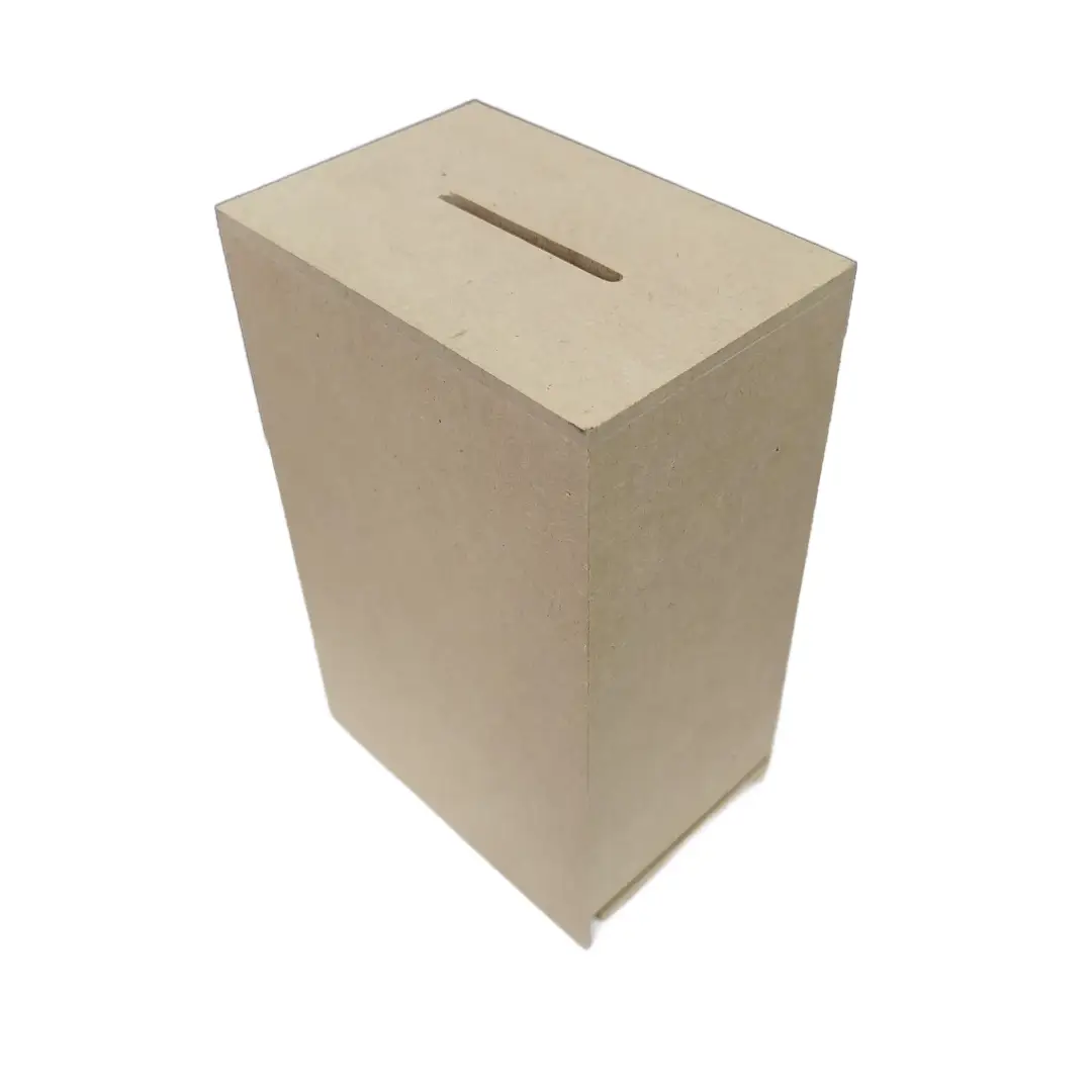 Wooden Money Box Tall