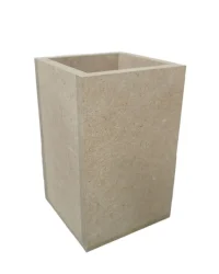 Wooden Pen Holder Cube